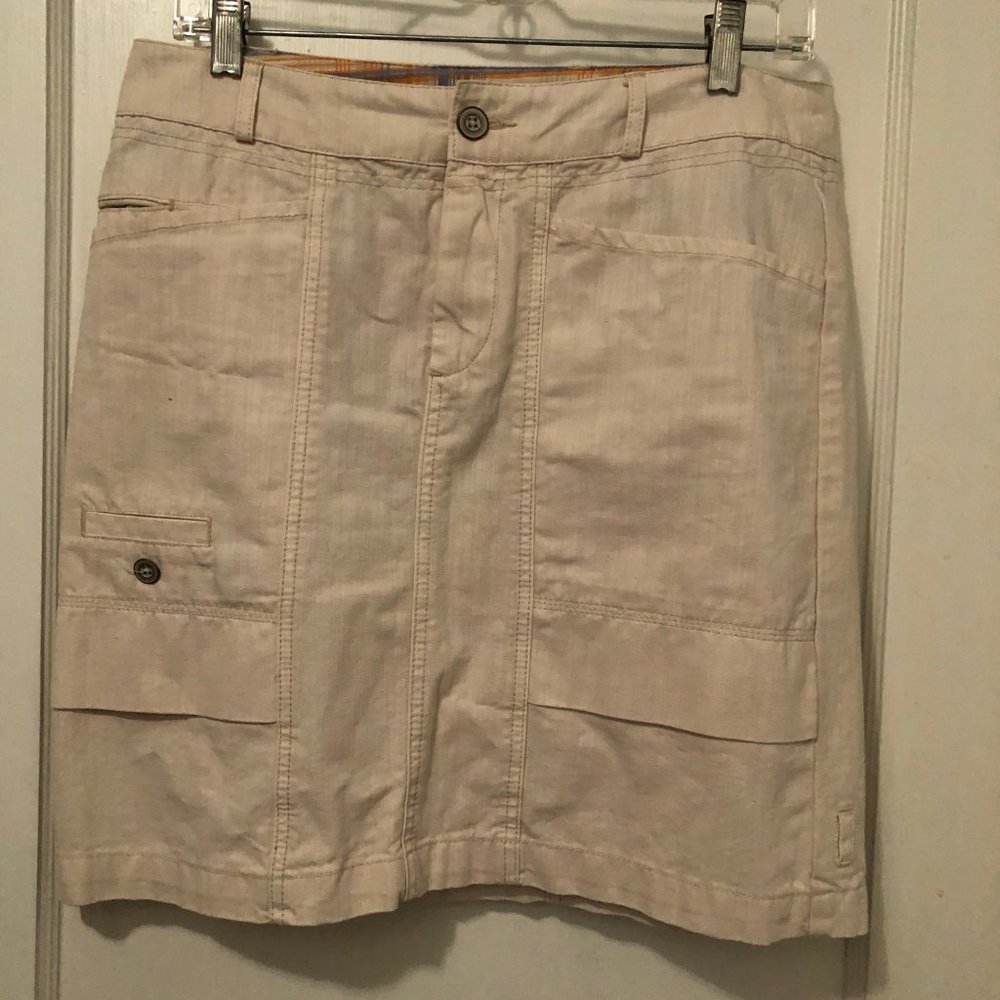Anthropologie Hei Hei Natural denim skirt